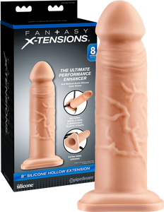 8" Silicone Hollow Extension