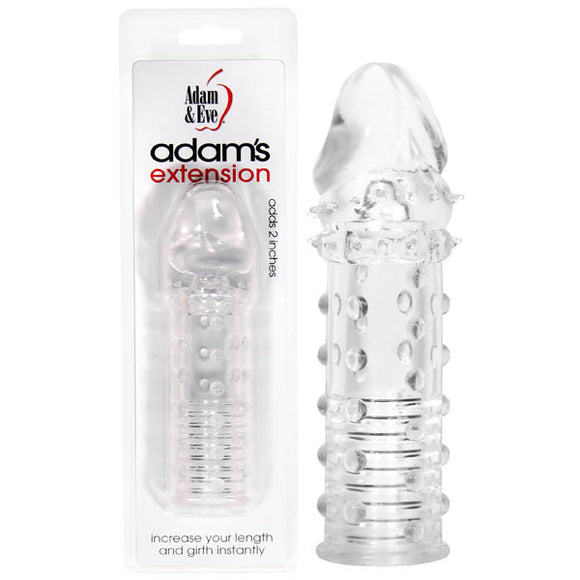 Adam & Eve Adams Extension - Clear Penis Sleeve-104U 0000