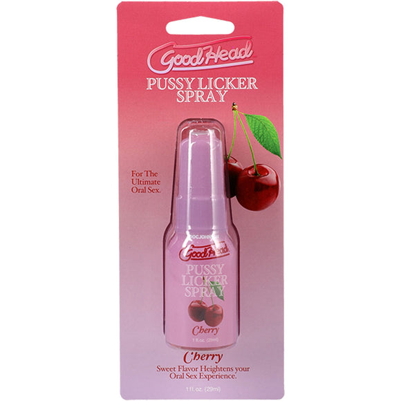 GoodHead Pussy Licker Spray - Cherry - Cherry Flavoured Spray - 29 ml Bottle-1364-27-CD
