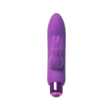 Alices Bunny Rechargeable Bullet w Rabbit Sleeve Purple-56315