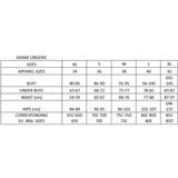 Stretch Wetlook Strappy G-String Black-V-8348-BLK-M