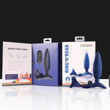 RingnRear Dual Thrusting Anal Probe with Cockring and Remote-ARS-G04002RRN