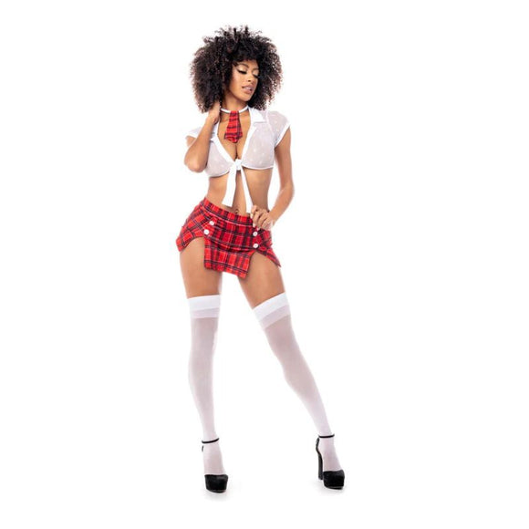 Sexy Schoolgirl Costume-M6481-L/XL