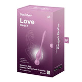 Satisfyer Love Birds 1 Kegel Pelvic Floor Trainer w Connect App Pink-4002927