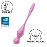 Satisfyer Love Birds 1 Kegel Pelvic Floor Trainer w Connect App Pink-4002927