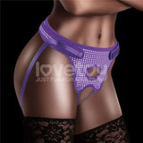 Easy Strap on Harness Polka Dot Purple-LV715002