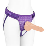 Easy Strap on Harness Polka Dot Purple-LV715002