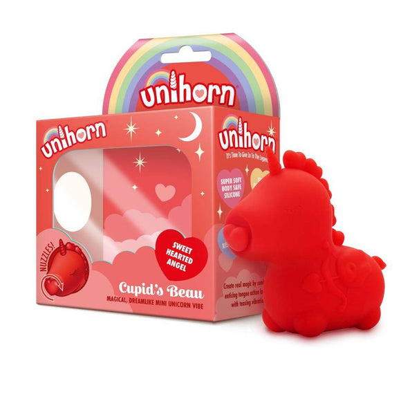 Unihorn Cupids Beau Nuzzling Nose Massager Red-UNICB