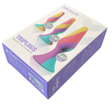 TriPlugs 3 Pc Silicone Anal Training Kit-ARS-B04002MX