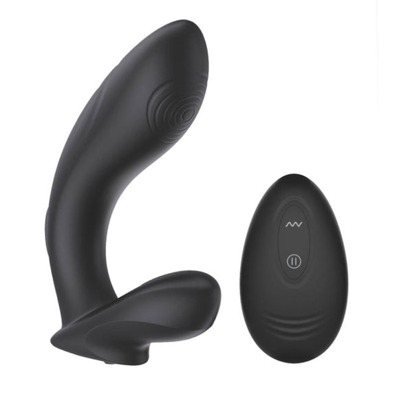 SXE Roger Remote Control Vibrating and Slapping Anal Dildo-SXE-0570