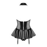 Hot Corset w Panties Black-859-COR-1-S/M