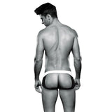 Bulge Jock White-BLE102-WHT-S/M
