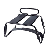 Sex Chair Adjustable Height Black w Handle and Arch Bridge-YDA-013TZ