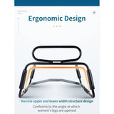 Sex Chair Adjustable Height Black w Handle and Arch Bridge-YDA-013TZ