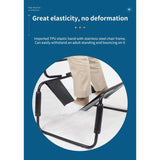 Sex Chair Adjustable Height Black w Handle and Arch Bridge-YDA-013TZ