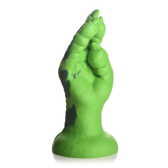 Raptor Claw Fisting Silicone Dildo-AH469-Green