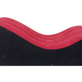 Large Inflatable Suede Love Lounge with Handrail-PF3207-U-R