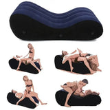 Large Inflatable Suede Love Lounge with Handrail-PF3207-U-R