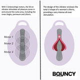 Bouncy Bliss Classic Inflatable Sit-On Vibrator-CY012