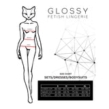 Glossy Doja Bodysuit Red-955052-RED-S