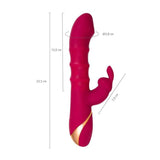 JOS Tenty Rabbit Vibrator with Moving Shaft Rings-783064