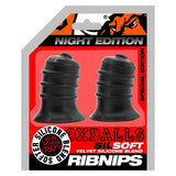 Ribnibs Curved Springy-Ribbed Nip Suckers Night-OX-111-NGT