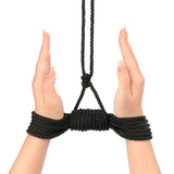 Rebellion Reign Ebony Silky Bondage Rope Black-LV761301