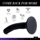Black Silicone Strap-On Dildo Small-AE901