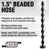 Hosed 19in Beaded Anal Snake-AF614