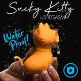 Sucky Kitty 7X Clitoral Stimulator Orange-AG960-Orange