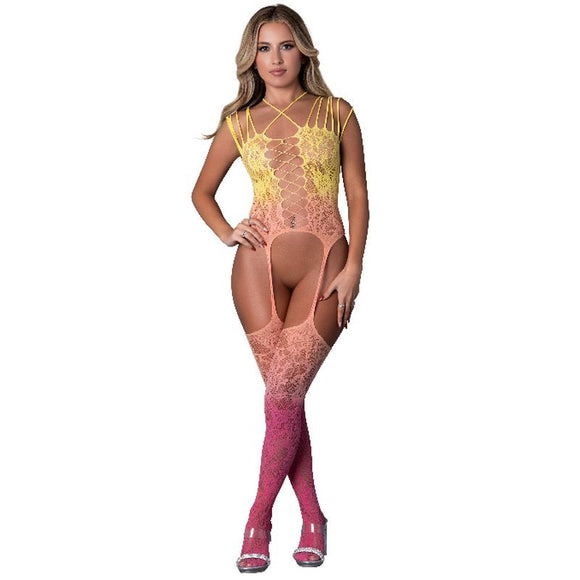 Sunrise Body Stocking Ombre-S183-OMB-O/S