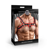 Bulldog Harness Red-AH690-Red