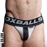 Oxballs Airmesh Swagger Jockstrap Ice White-JOK-1010-WHT-M