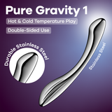 Satisfyer Pure Gravity 1 Metal Dildo-4066981