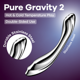 Satisfyer Pure Gravity 2 Metal Dildo-4067001