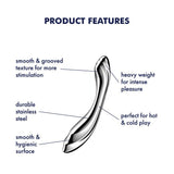 Satisfyer Pure Gravity 2 Metal Dildo-4067001
