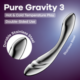 Satisfyer Pure Gravity 3 Metal Dildo-4067018