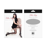 Too Many Diamonds Fishnet Tights Black-168YDN010-BLK