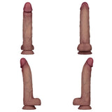 Sliding Skin Pro Dual Layer Silicone Dong 10in-LV417104