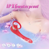 3-in-1 Sucking Licking Vibrating Vaginal Stimulator-SHD-S608