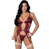 Kira Burgundy Kiss Two Piece Set-PAK259-BN-S/M