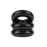 Stacked Dual Pleasure Ring Black-CN-140328382