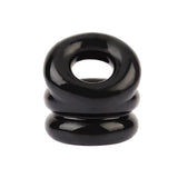 Stacked Dual Pleasure Ring Black-CN-140328382