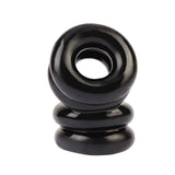 Double Stacked Dual Pleasure Ring Black-CN-140328392