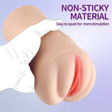 Brenna Dual Density 3 Speed 7 Mode Vibrating Realistic Masturbator-SQ-MA60157V