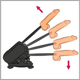 Sex Machine Kit with Remote Control & Attachments-ML-08-PLUS