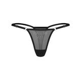 Make Me Wet Thong-7714-BLK-S/M