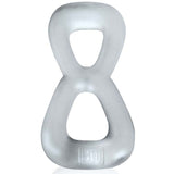 Boomerang Double Cockring Ball Stretcher Clear