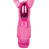 Adam & Eve Dual Pleasure Vibe - Pink 12 cm (4.75) Vibrator with Anal Probe-176H 6200