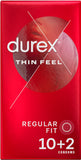 Thin Feel Regular Fit Condoms 10's   2 Free